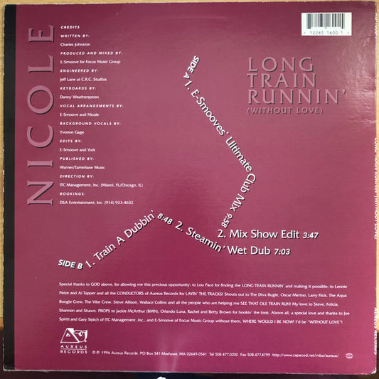 Nicole J McCloud : Long Train Runnin' (Without Love) (12")