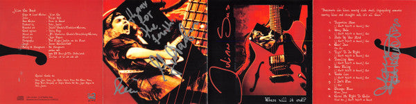 Julian Sas : Where Will It End!? (CD, Album)