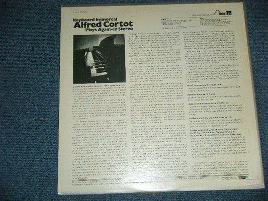 Alfred Cortot : Keyboard Immortal Alfred Cortot Plays Again - In Stereo (LP, Album)