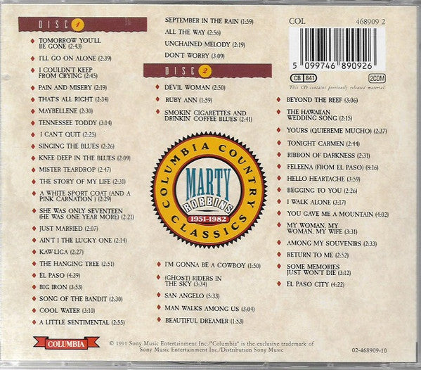 Marty Robbins : The Essential Marty Robbins 1951-1982 (2xCD, Comp, Mono, RE)