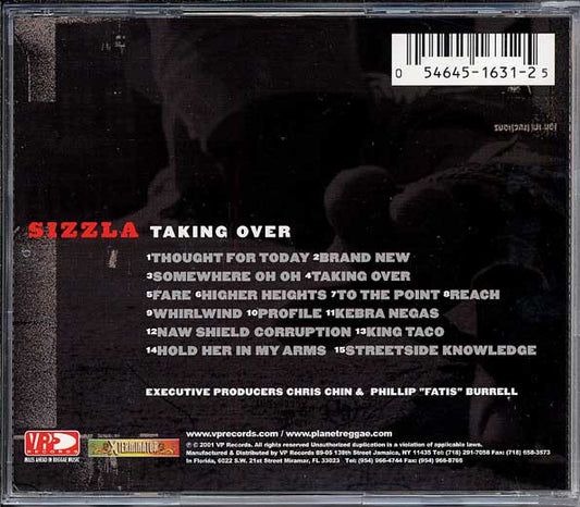 Sizzla : Taking Over (CD, Album)