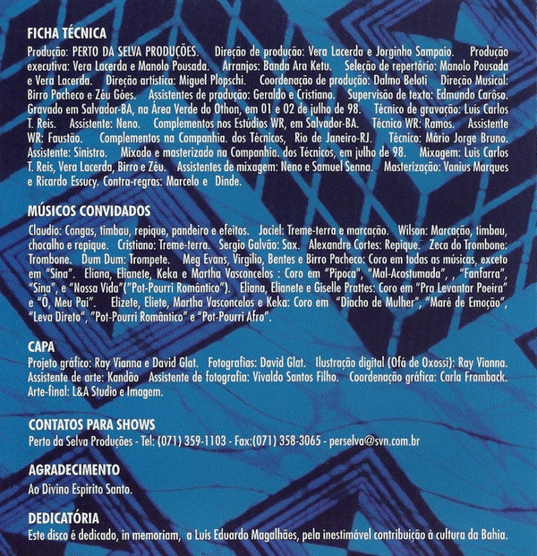 Ara Ketu : Ao Vivo (CD, Album)