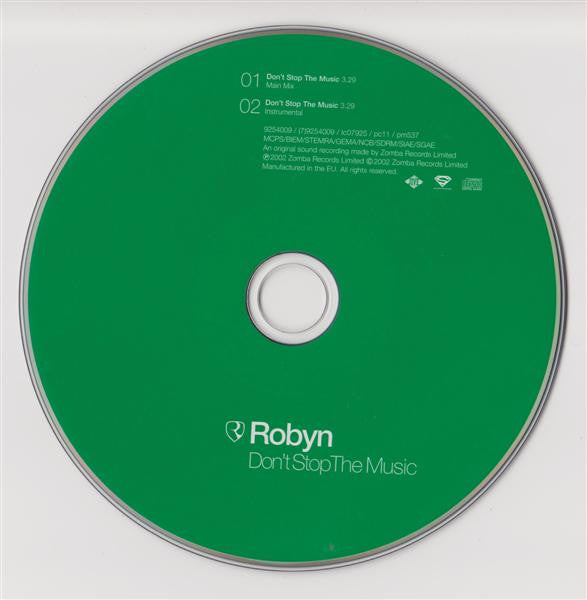 Robyn : Don't Stop The Music (CD, Single)