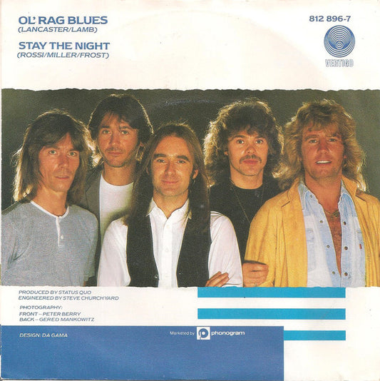 Status Quo : Ol' Rag Blues (7", Single)