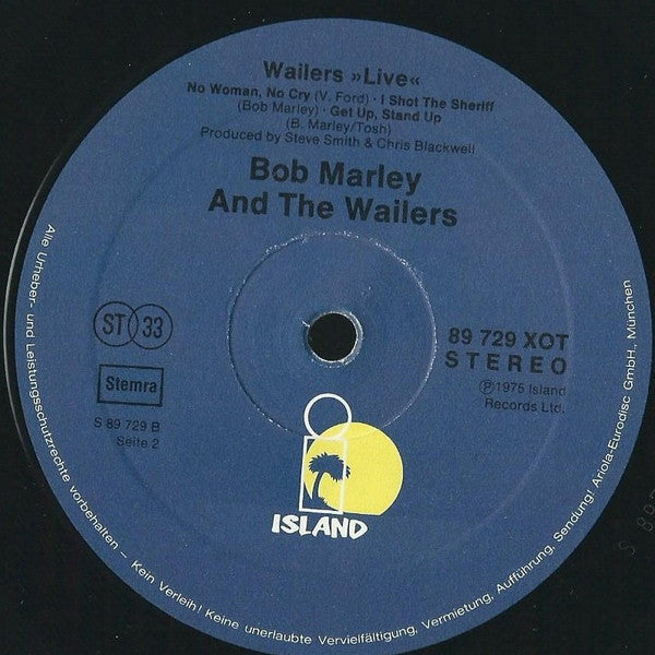 Bob Marley & The Wailers : Live! (LP, Album, RE)