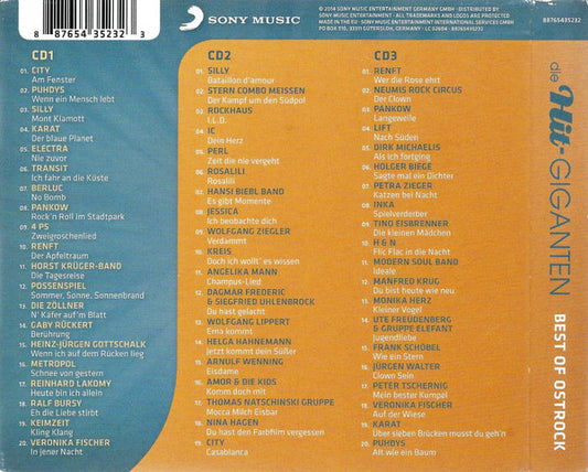 Various : Die Hit-Giganten (Best Of Ostrock) (3xCD, Comp)