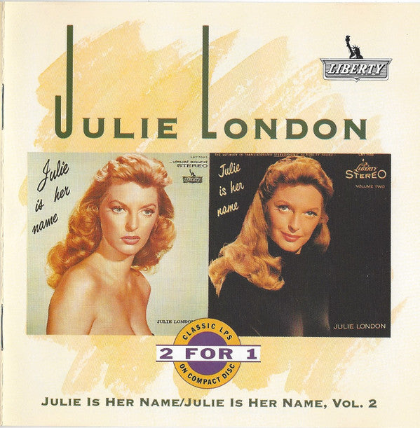 Julie London : Julie Is Her Name / Julie Is Her Name, Vol. 2 (CD, Comp, Cap)