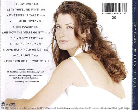 Amy Grant : House Of Love (CD, Album, Club)