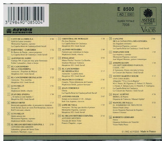 Various : España (Anthologie De La Musique Espagnole = Anthology Of Spanish Music = Antología De La Música Española = Anthologie Der Spanischen Musik) (CD, Comp)