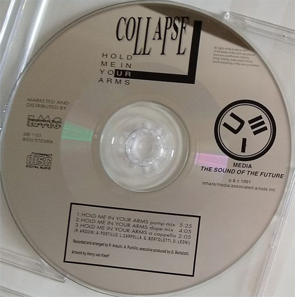 Collapse : Hold Me In Your Arms (CD, Maxi)