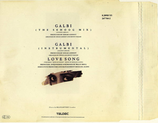 Ofra Haza : Galbi (The Sehoog Mix) (CD, Mini, Maxi)
