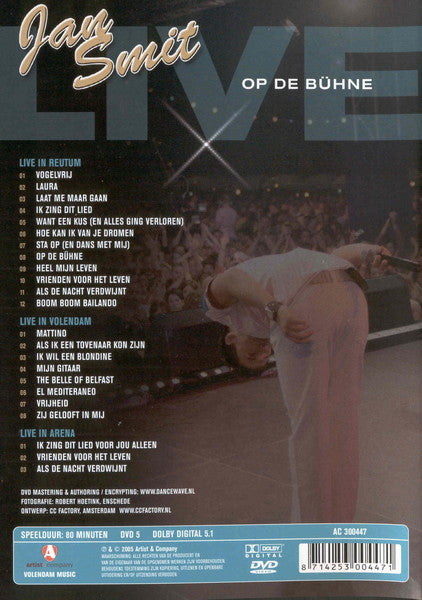 Jan Smit : Live Op De Bühne (DVD-V)