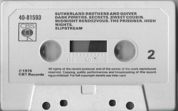 Sutherland Brothers & Quiver : Slipstream (Cass, Album)