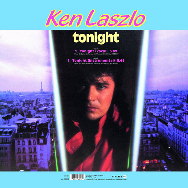 Ken Laszlo : Tonight (12", Maxi, Ltd)