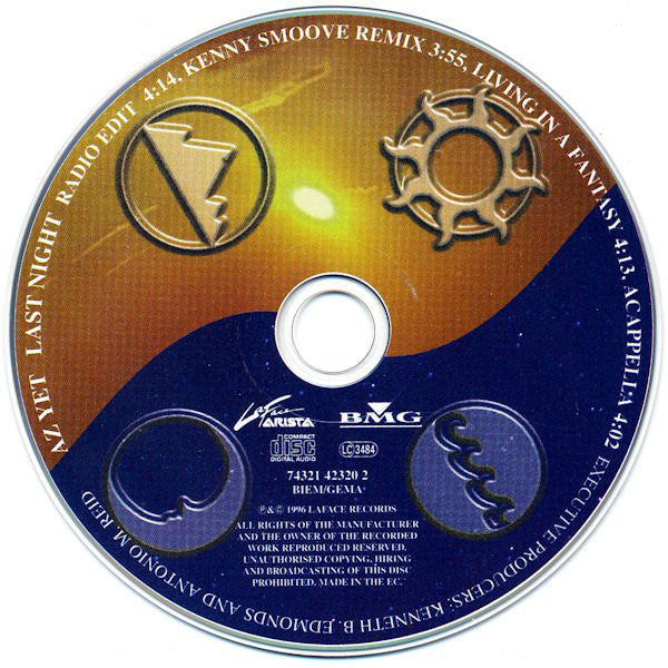 Az Yet : Last Night (CD, Single)