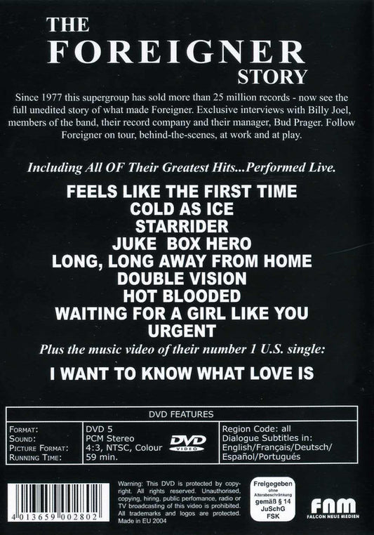 Foreigner : The Foreigner Story - I Want To Know What Love Is (DVD-V, Comp, NTSC)