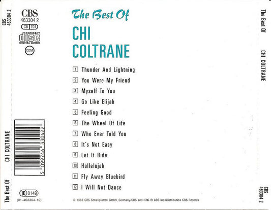 Chi Coltrane : The Best Of Chi Coltrane (CD, Comp)