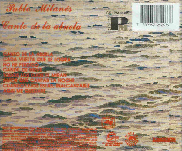 Pablo Milanés : Canto De La Abuela (CD, Album)