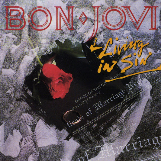 Bon Jovi : Living In Sin (CD, Comp)