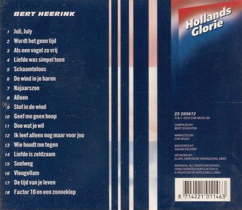 Bert Heerink : Bert Heerink (CD, Comp)