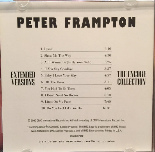 Peter Frampton : Extended Versions: The Encore Collection (CD, Comp)