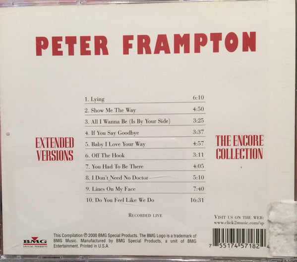Peter Frampton : Extended Versions: The Encore Collection (CD, Comp)