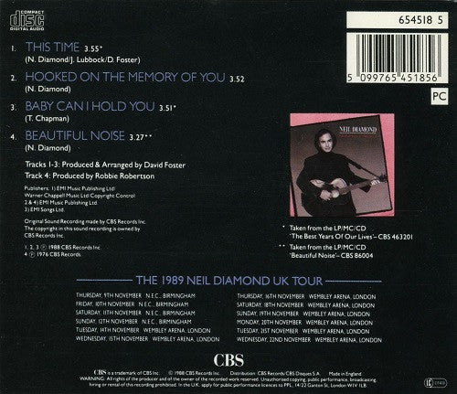 Neil Diamond : This Time (CD, Single, Ltd, Pic)