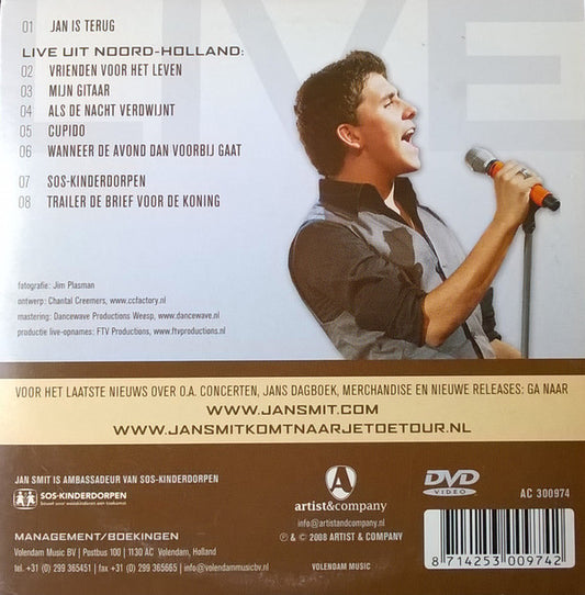 Jan Smit : Live Uit Noord-Holland (DVD-V, Promo)