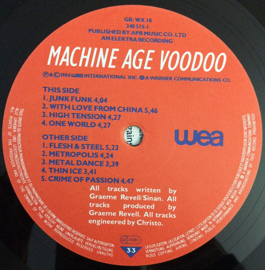 SPK : Machine Age Voodoo (LP, Album)