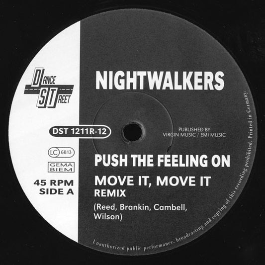 Nightwalkers : Push The Feeling On (Move It, Move It Remix) (12")