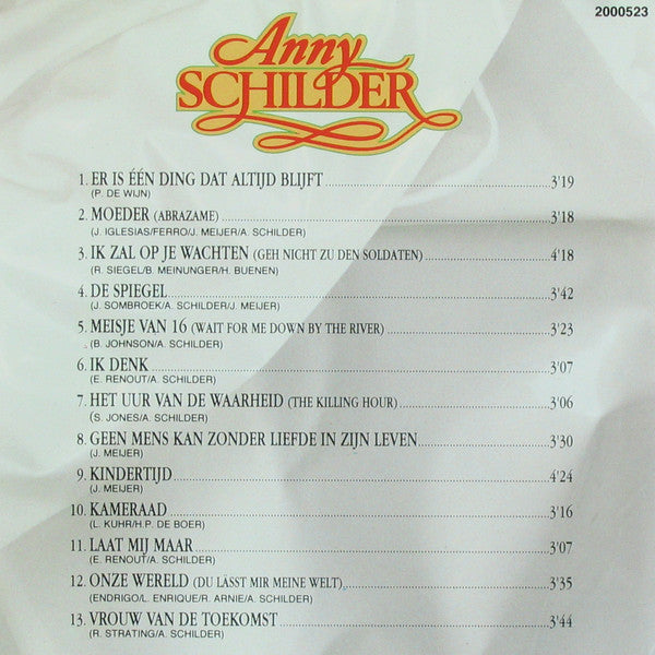 Anny Schilder : Spiegel (CD, Album)