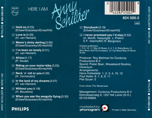 Anny Schilder : Here I Am (CD, Album)