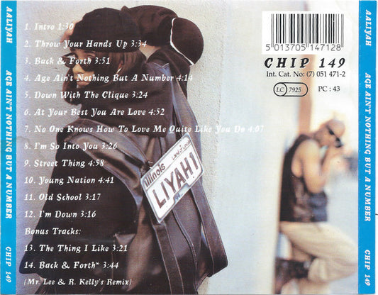 Aaliyah : Age Ain't Nothing But A Number (CD, Album, RE)