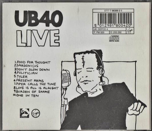 UB40 : Live (CD, Album)