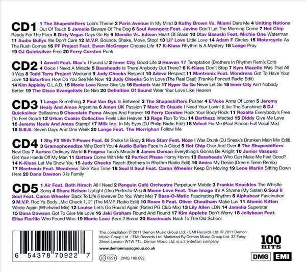Various : 100 Hits Dance Classics (5xCD, Comp)