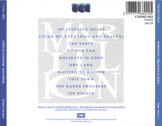 Marillion : Holidays In Eden (CD, Album)