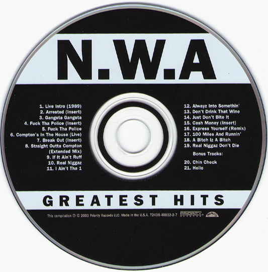 N.W.A. : Greatest Hits (CD, Comp, RM)