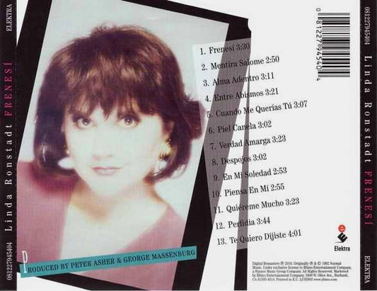 Linda Ronstadt : Frenesí (CD, Album, RM)