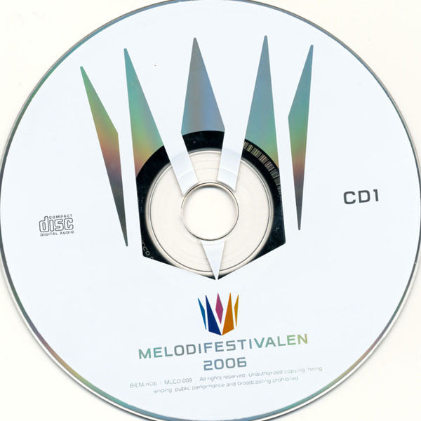 Various : Melodifestivalen 2006 (2xCD, Comp)