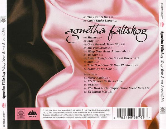 Agnetha Fältskog : Wrap Your Arms Around Me (CD, Album, RE, RM, RP)