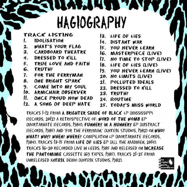 Hagar The Womb : Hagiography (CD, Album, Comp)
