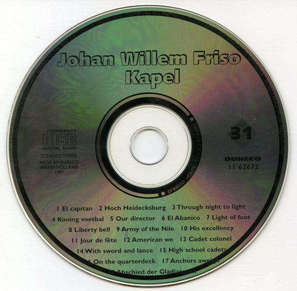 Johan Willem Friso Kapel : Johan Willem Friso Kapel (CD, Comp)