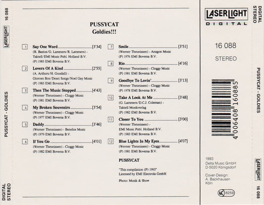 Pussycat (2) : Goldies!!! (CD, Comp)