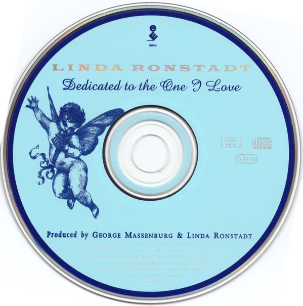 Linda Ronstadt : Dedicated To The One I Love (CD, Album)
