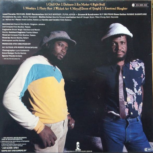 Black Uhuru : Chill Out (LP, Album)