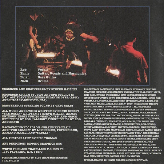 Black Train Jack : You're Not Alone (CD, Album)