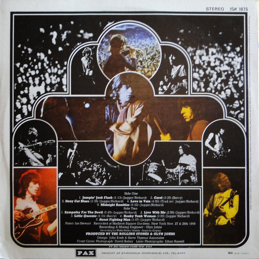 The Rolling Stones : Get Yer Ya-Ya's Out! - The Rolling Stones In Concert (LP, Album)
