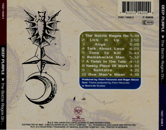 Deep Purple : The Battle Rages On... (CD, Album)