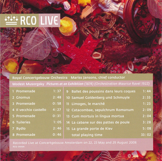 Concertgebouworkest / Modest Mussorgsky / Mariss Jansons : Pictures At An Exhibition (SACD, Hybrid, Multichannel, Album, 5.0)