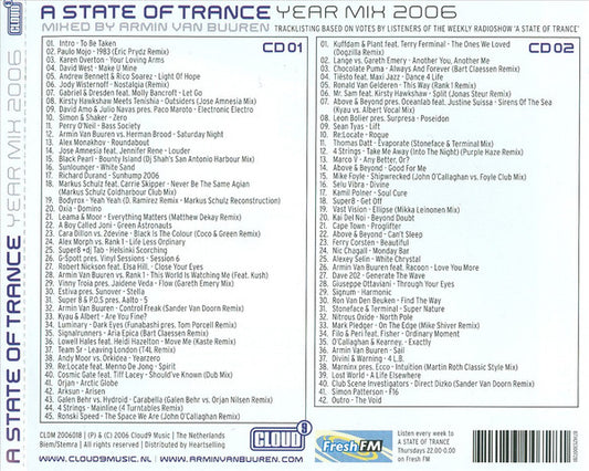 Armin van Buuren : A State Of Trance Year Mix 2006 (2xCD, Mixed)